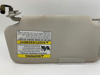 2010-2014 Subaru Legacy Passenger Sun Visor Gray Illuminated OEM B04B30009