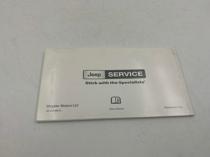 2008 Jeep Compass Owners Manual Set with Case OEM B02B26052