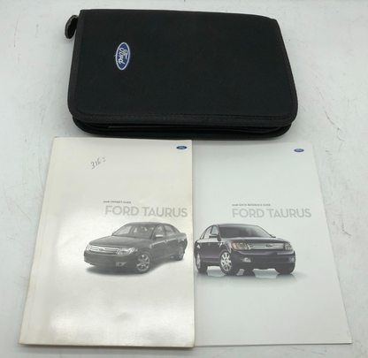 2008 Ford Taurus Owners Manual Set with Case OEM B01B35007