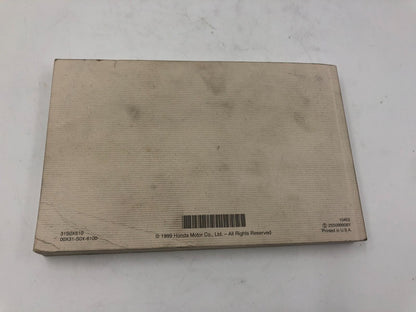 2000 Honda Odyssey Owners Manual OEM C04B50021
