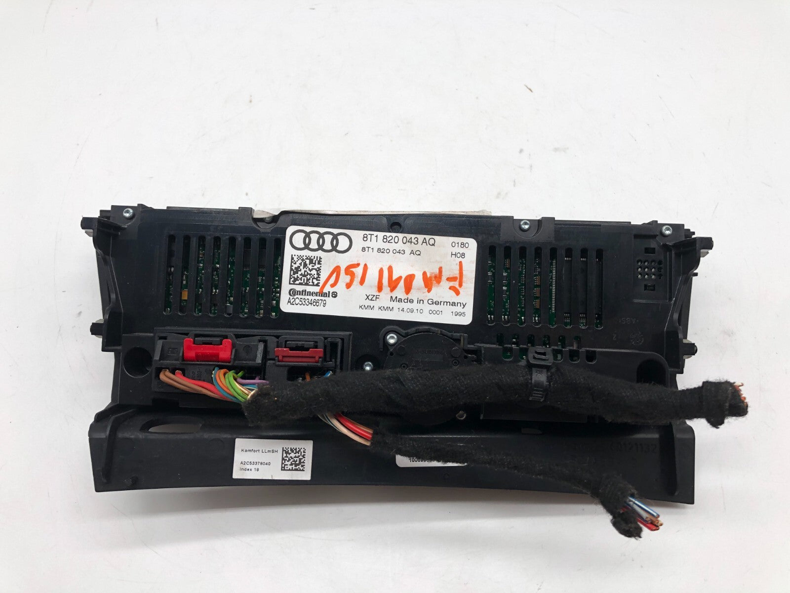 2008-2013 Audi A5 AC Heater Climate Control Unit OEM A02B16009