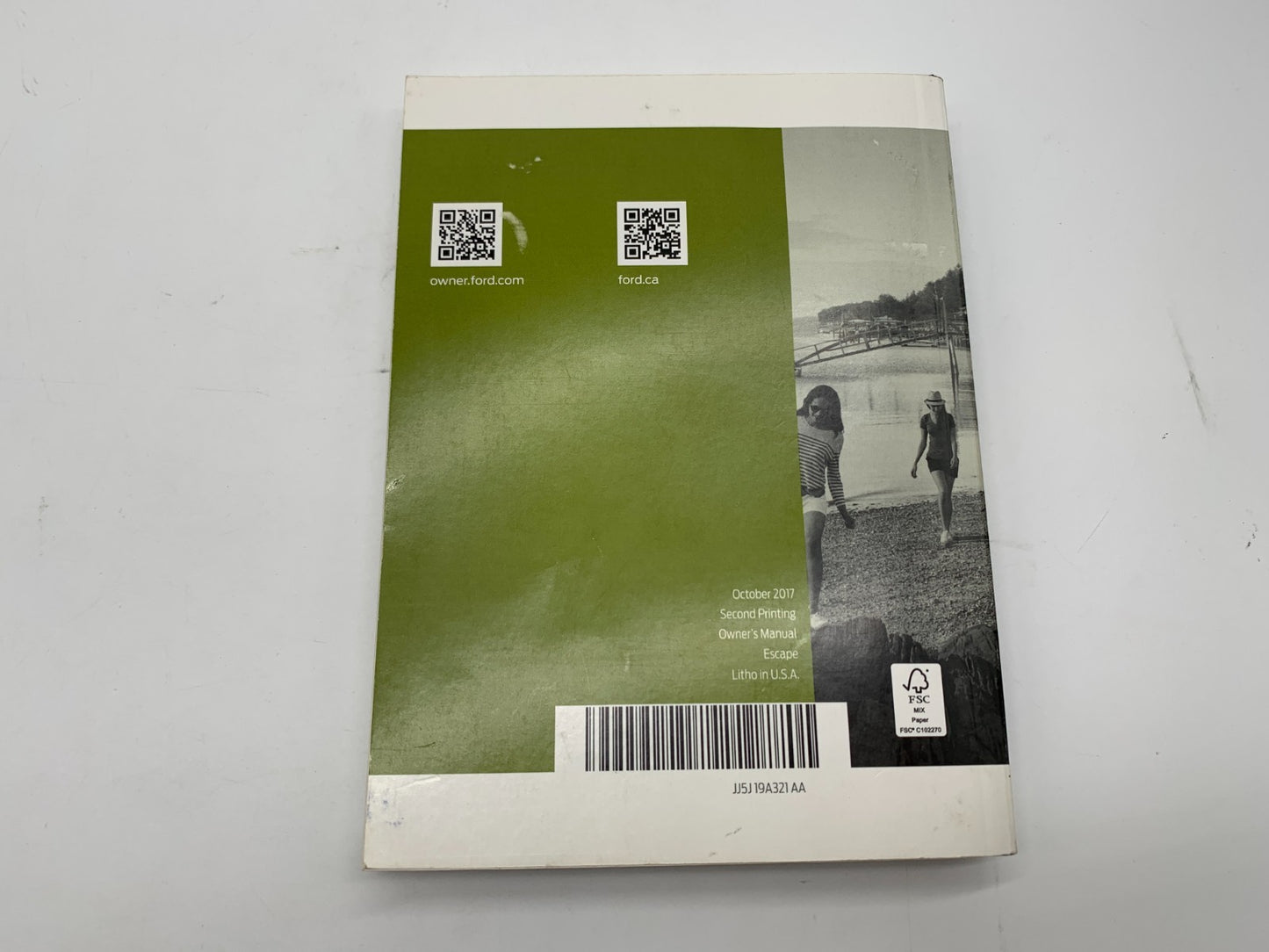 2018 Ford Escape Owners Manual Set with Case OEM C03B66010