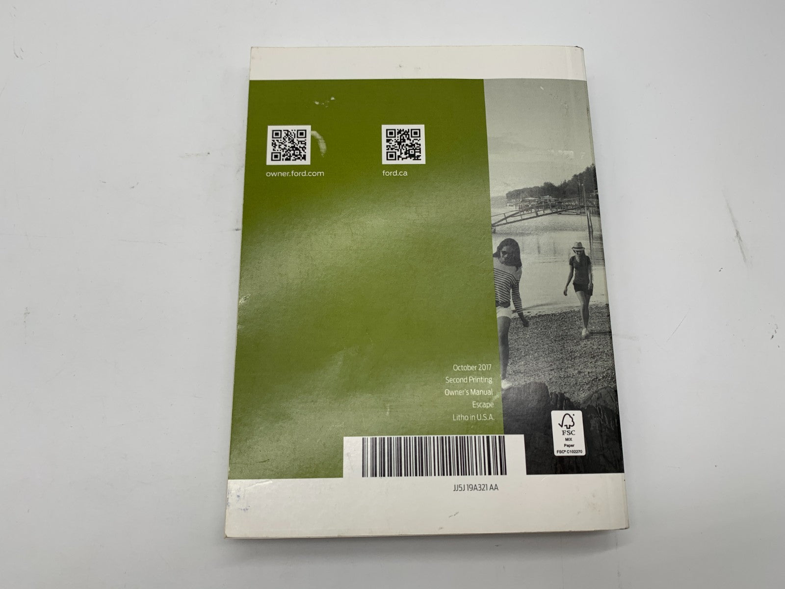 2018 Ford Escape Owners Manual Set with Case OEM C03B66010