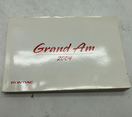 2004 Pontiac Grand Am Owners Manual OEM C02B44008