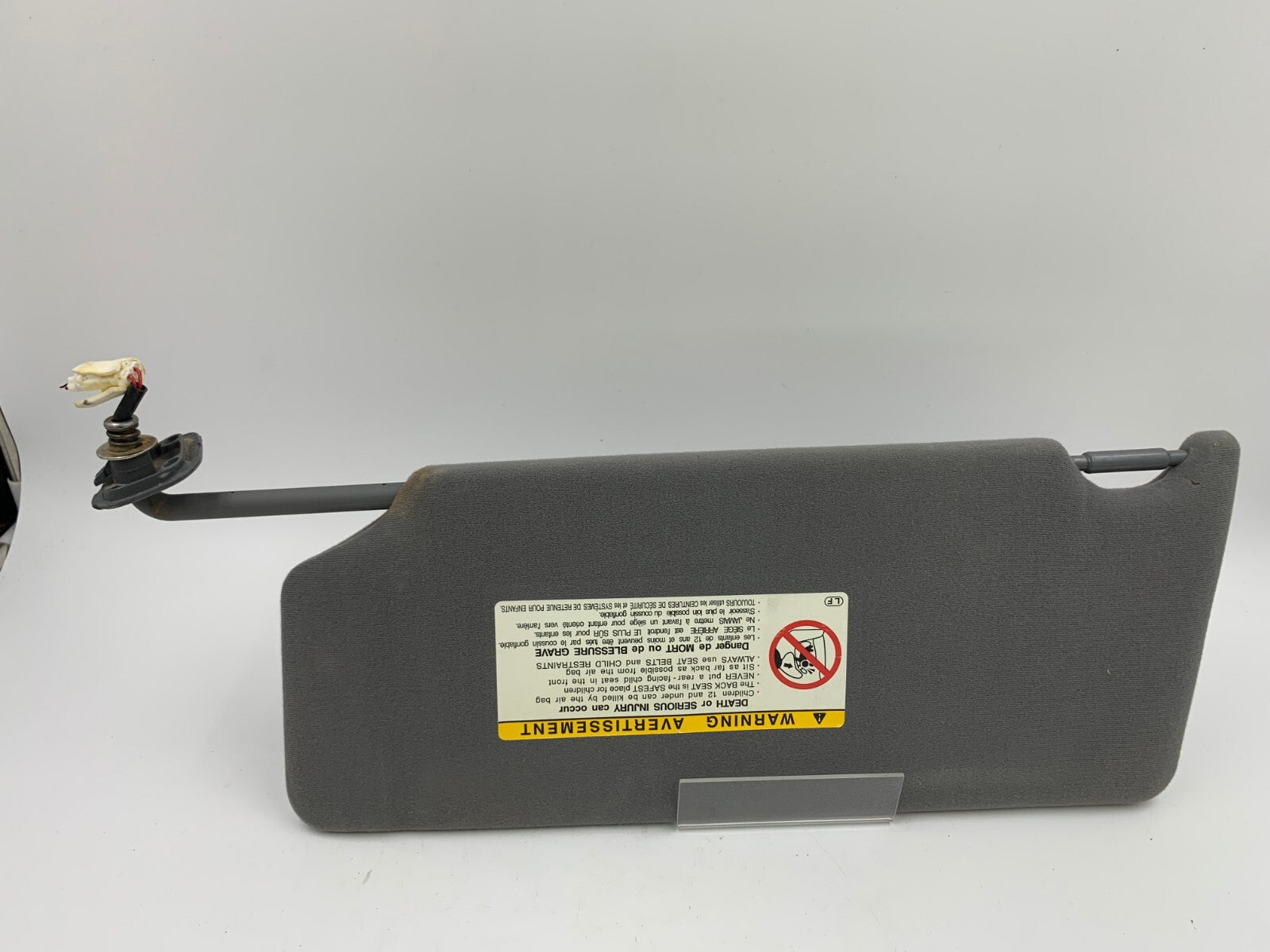 2005-2012 Toyota Avalon Passenger Sun Visor Gray Illuminated OEM D04B64003