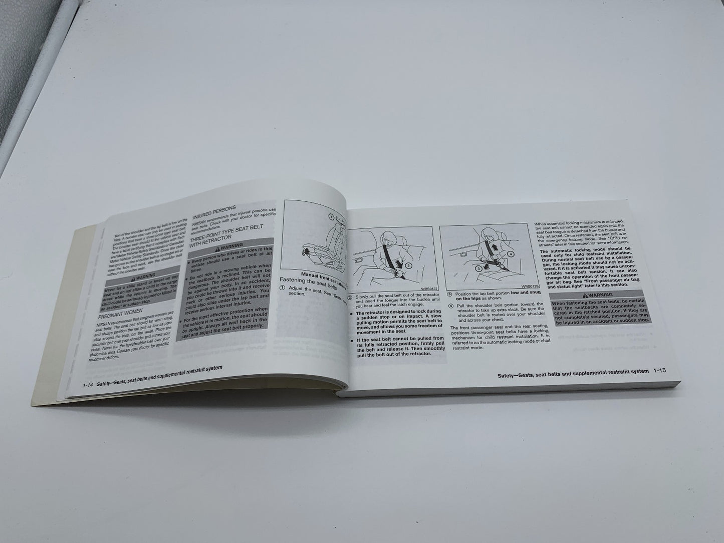2006 Nissan Maxima Owners Manual OEM R01B02016