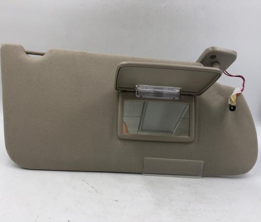 2009-2012 Ford Flex Passenger Sun Visor Gray Illuminated OEM A03B50069