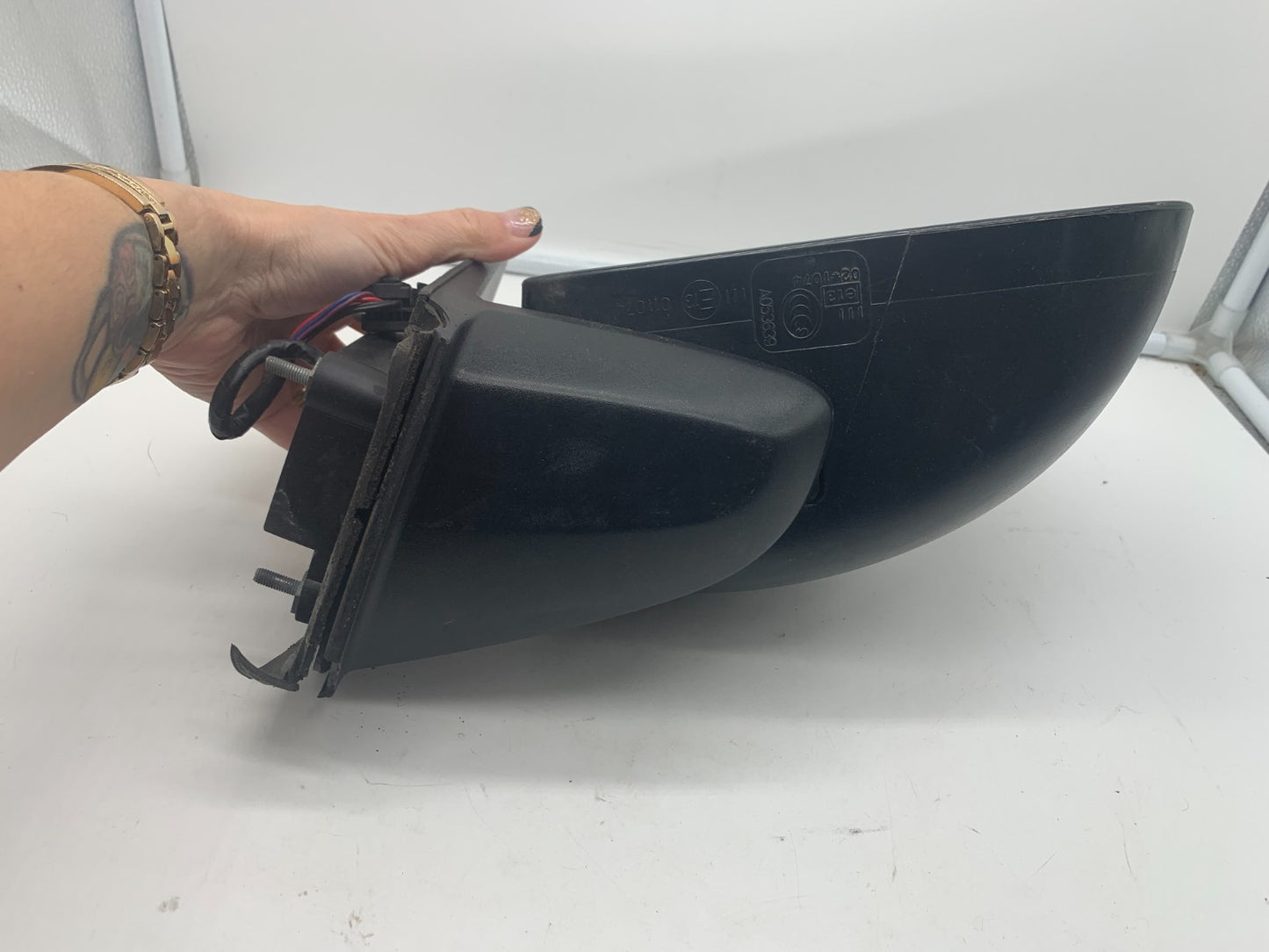 2007-2017 Jeep Compass Passenger Side View Power Door Mirror Black OEM A01B30098