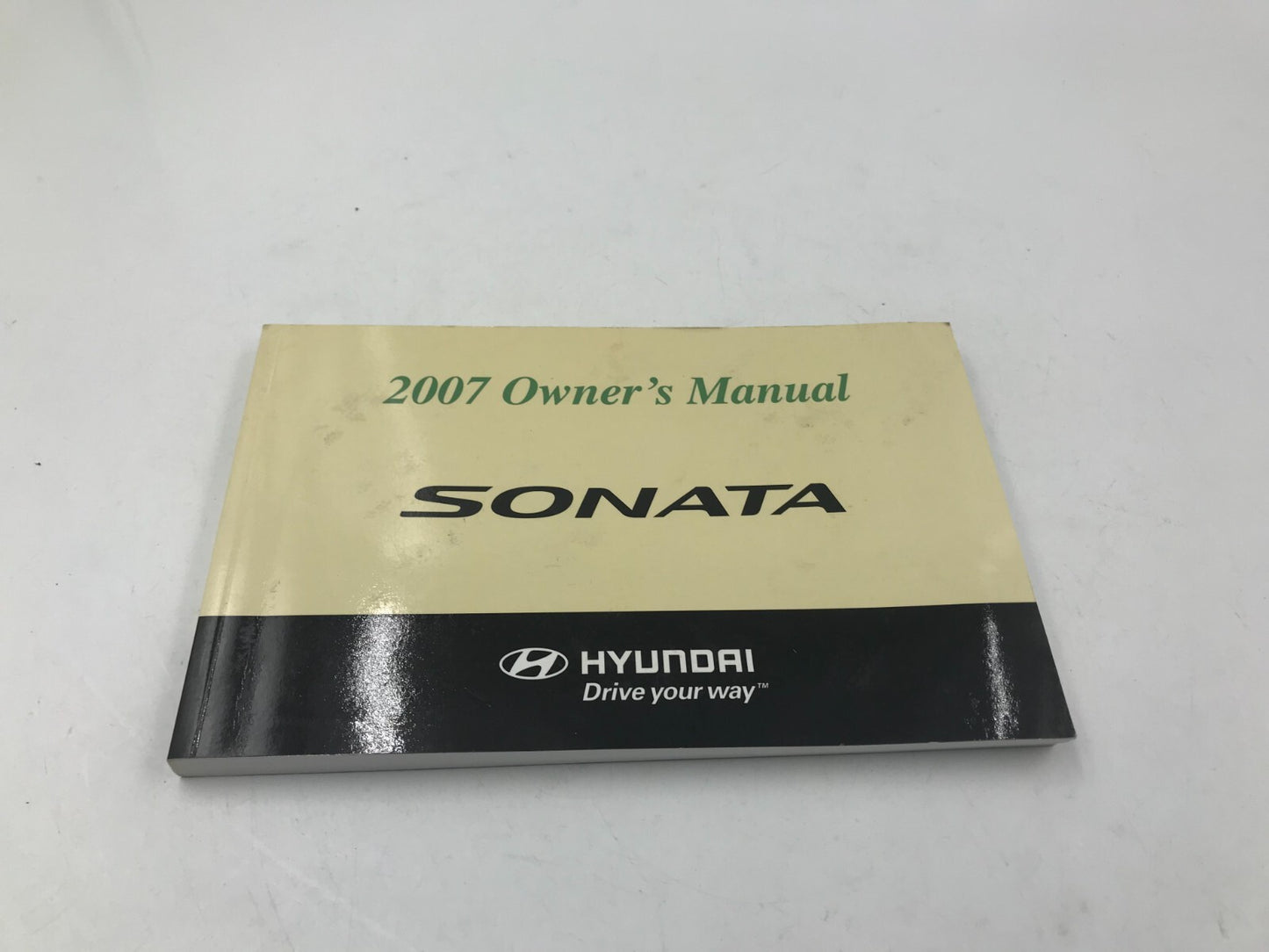 2007 Hyundai Sonata Owners Manual With Case OEM B03B05046
