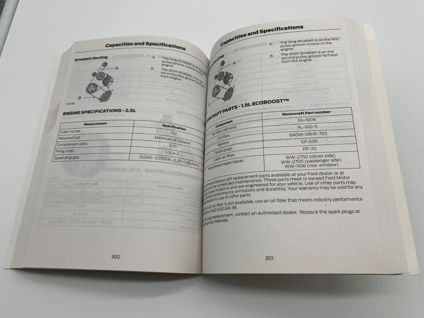 2019 Ford Escape Owners Manual Set with Case OEM B04B13006