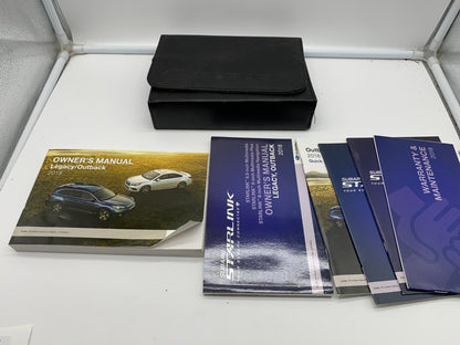 2018 Subaru Legacy Owners Manual Set with Case OEM A01B44008