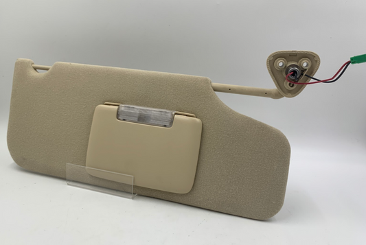 2008-2009 Ford Taurus X Passenger Sun Visor Sunvisor Beige Illuminated D01B52066