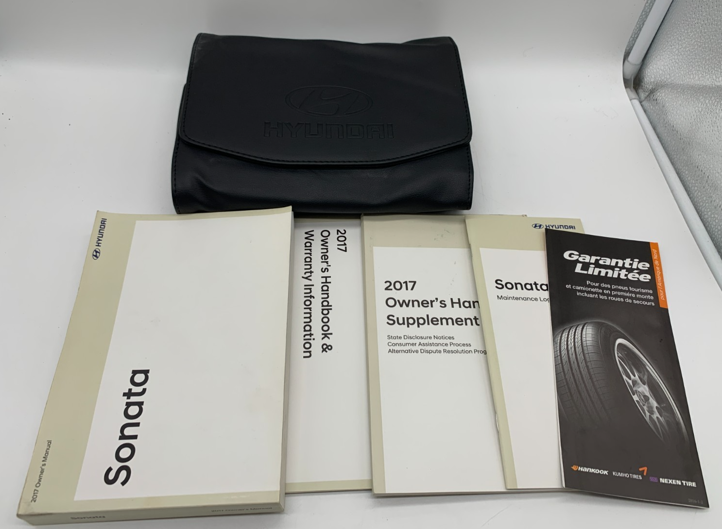 2017 Hyundai Sonata Owners Manual Set with Case OEM C01B07008