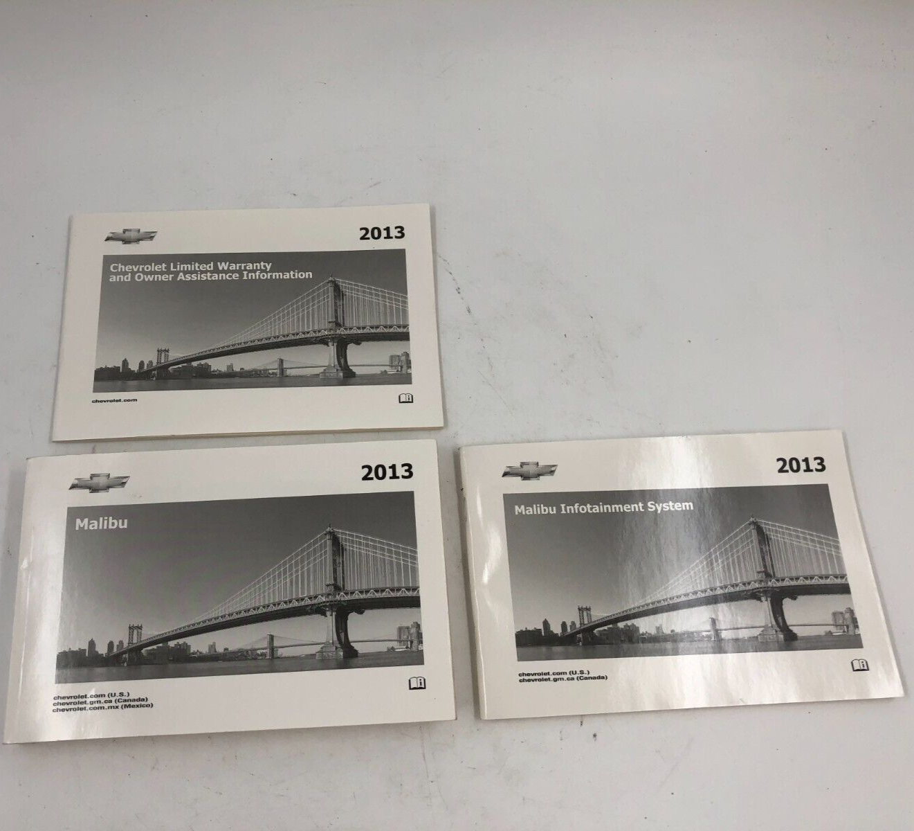 2013 Chevrolet Malibu Owners Manual Set OEM C03B54005