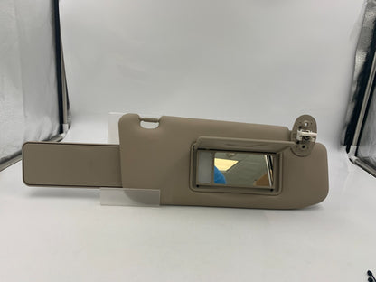 2010-2013 Suzuki Kizashi Passenger Sun Visor Illuminated Tan OEM A03B19063