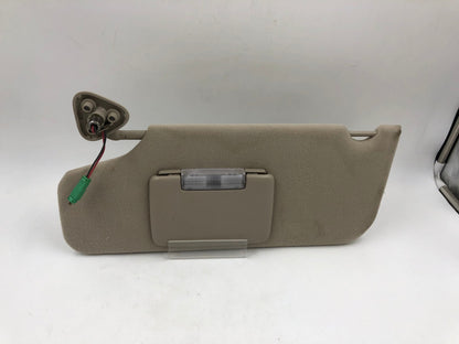 2008-2009 Ford Taurus Driver Sun Visor Beige Illuminated OEM C04B45060