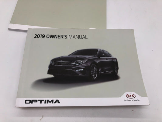 2019 Kia Optima Owners Manual Set with Case OEM A02B29004