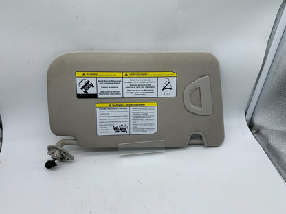 2014-2017 Nissan Rogue Passenger Sun Visor Gray Illuminated OEM D03B67006