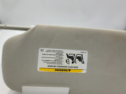 2007-2009 Jeep Patriot Passenger Sun Visor Sunvisor Gray OEM B04B34090