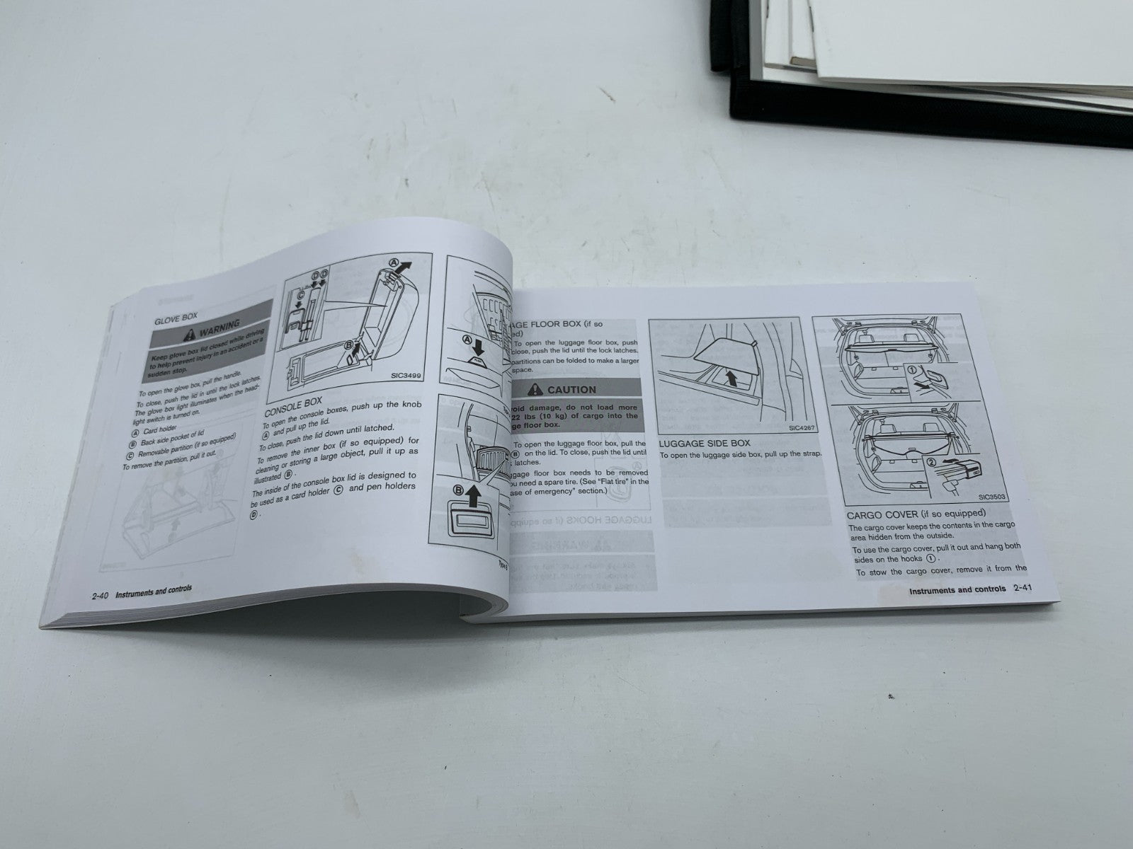 2013 Nissan Rogue Owners Manual Set with Case OEM A04B10029