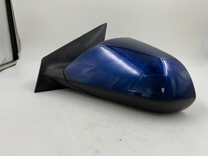 2015-2017 Hyundai Sonata Driver Side View Power Door Mirror Blue OEM A02B13034