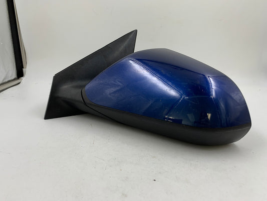 2015-2017 Hyundai Sonata Driver Side View Power Door Mirror Blue OEM A02B13034