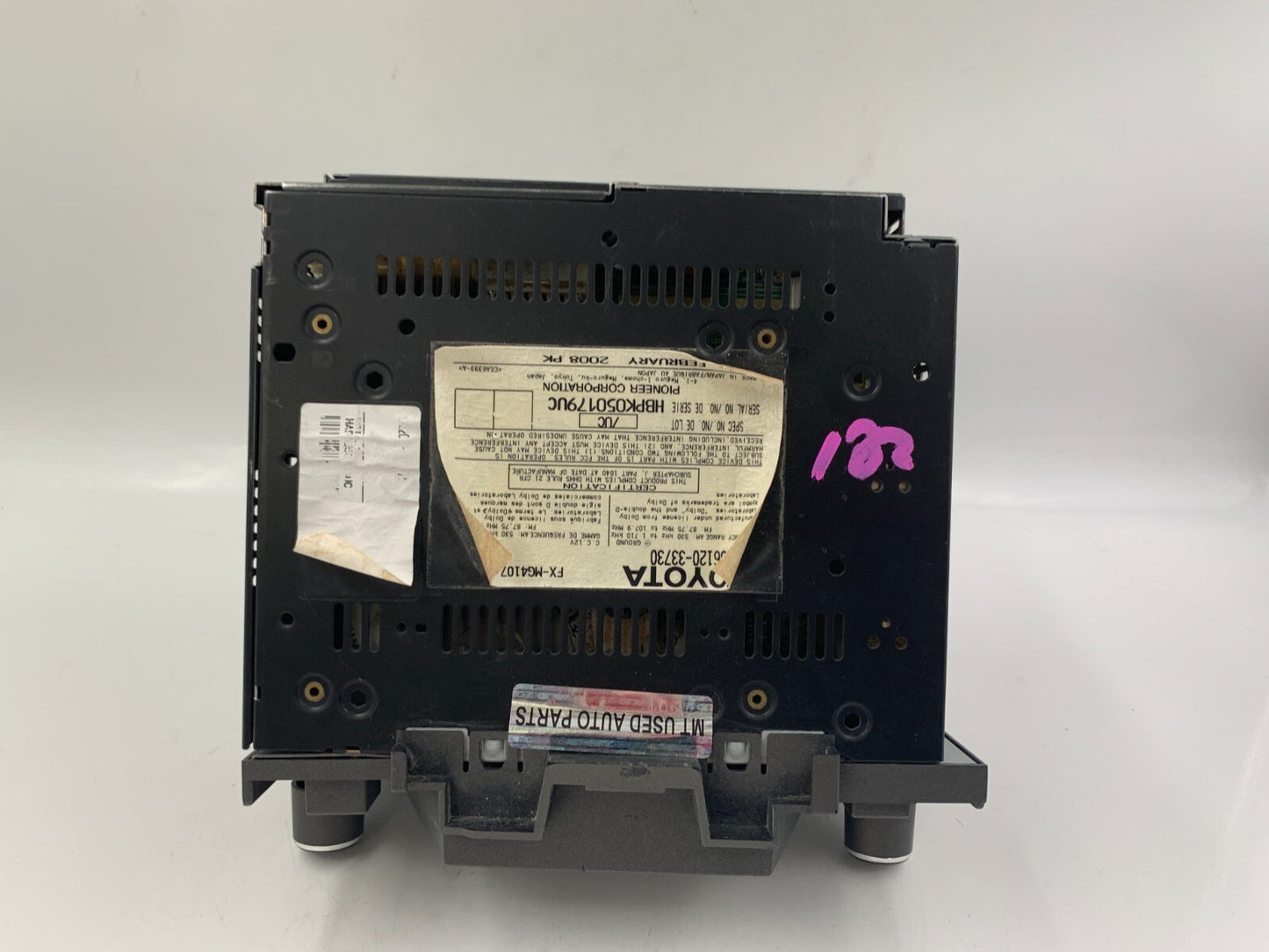 2007-2009 Leuxs ES350 AM FM CD Player Radio Receiver Cassette OEM 8612033720