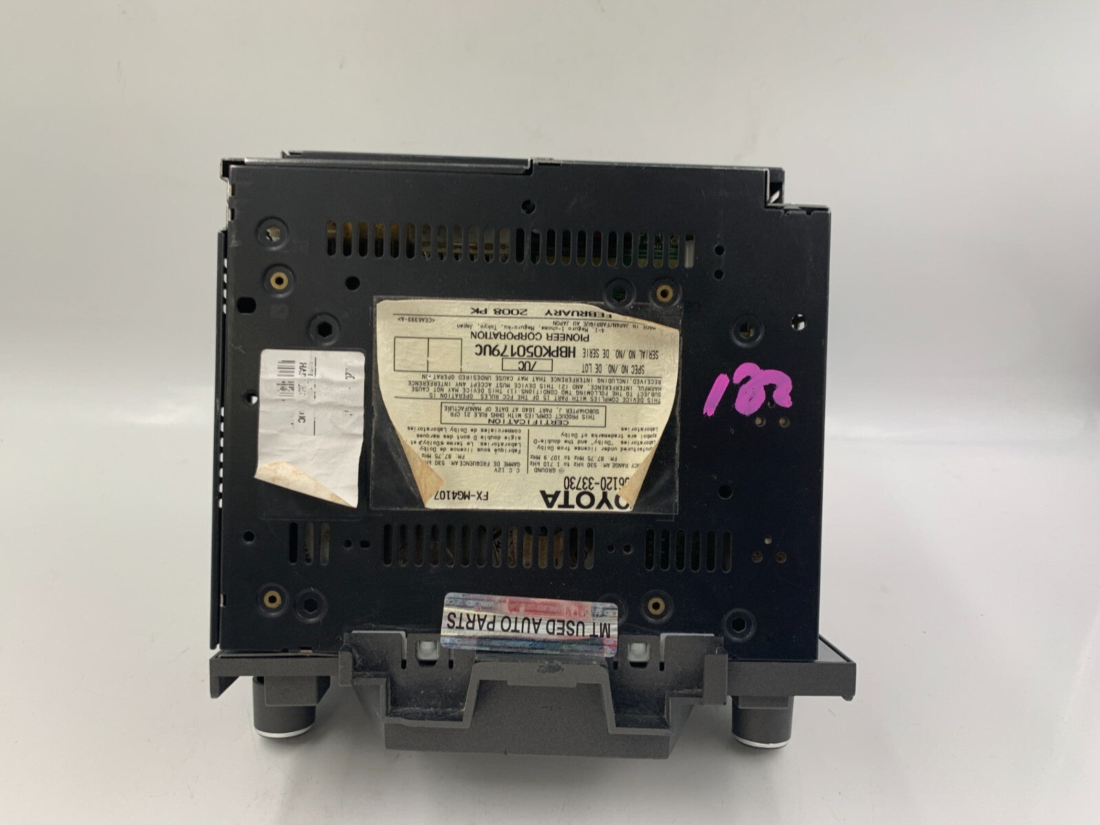 2007-2009 Leuxs ES350 AM FM CD Player Radio Receiver Cassette OEM 8612033720