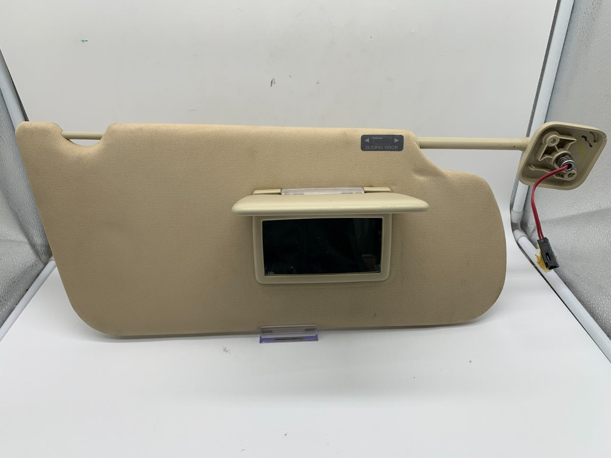 2013-2019 Ford Flex Passenger Sun Visor Shade Tan Illuminated OEM B01B13032