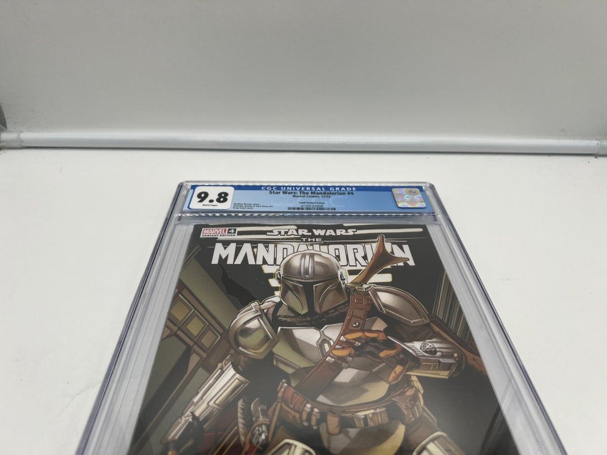 Star Wars The Mandalorian #4 CGC 9.8 Land 1:50 Variant 1st App of Cara Dune