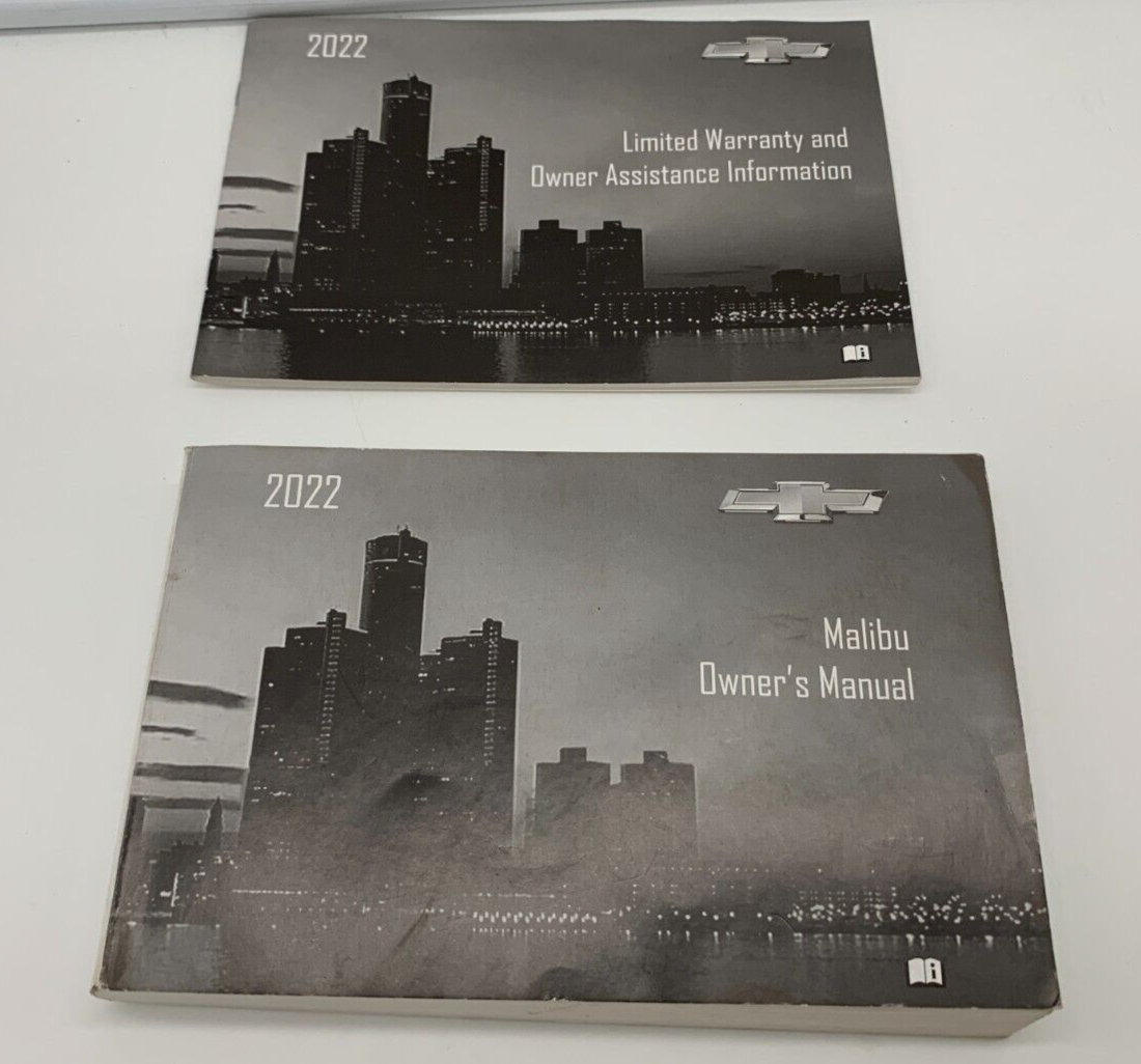 2022 Chevrolet Malibu Owners Manual Set OEM D03B10009