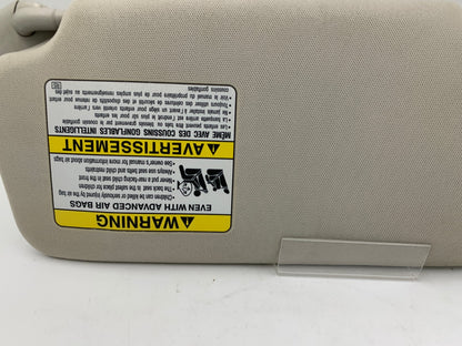 2010-2014 Subaru Legacy Passenger Sun Visor Gray Illuminated OEM D01B43010