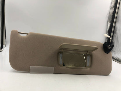 2005-2010 Toyota Sienna Passenger Sun Visor Tan Illuminated OEM D01B46081