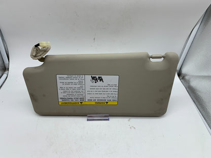 2008-2015 Nissan Rogue Passenger Visor Sunvisor Beige Illumination OEM A01B50003