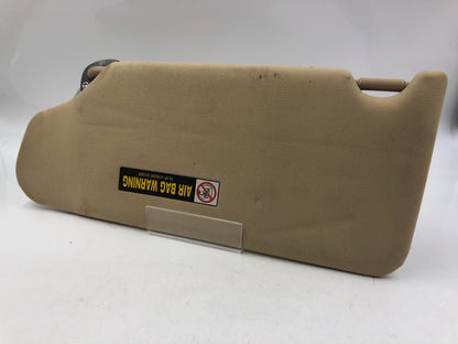 2004-2008 Acura TL Passenger Sun Visor Tan Illuminated OEM D03B53024