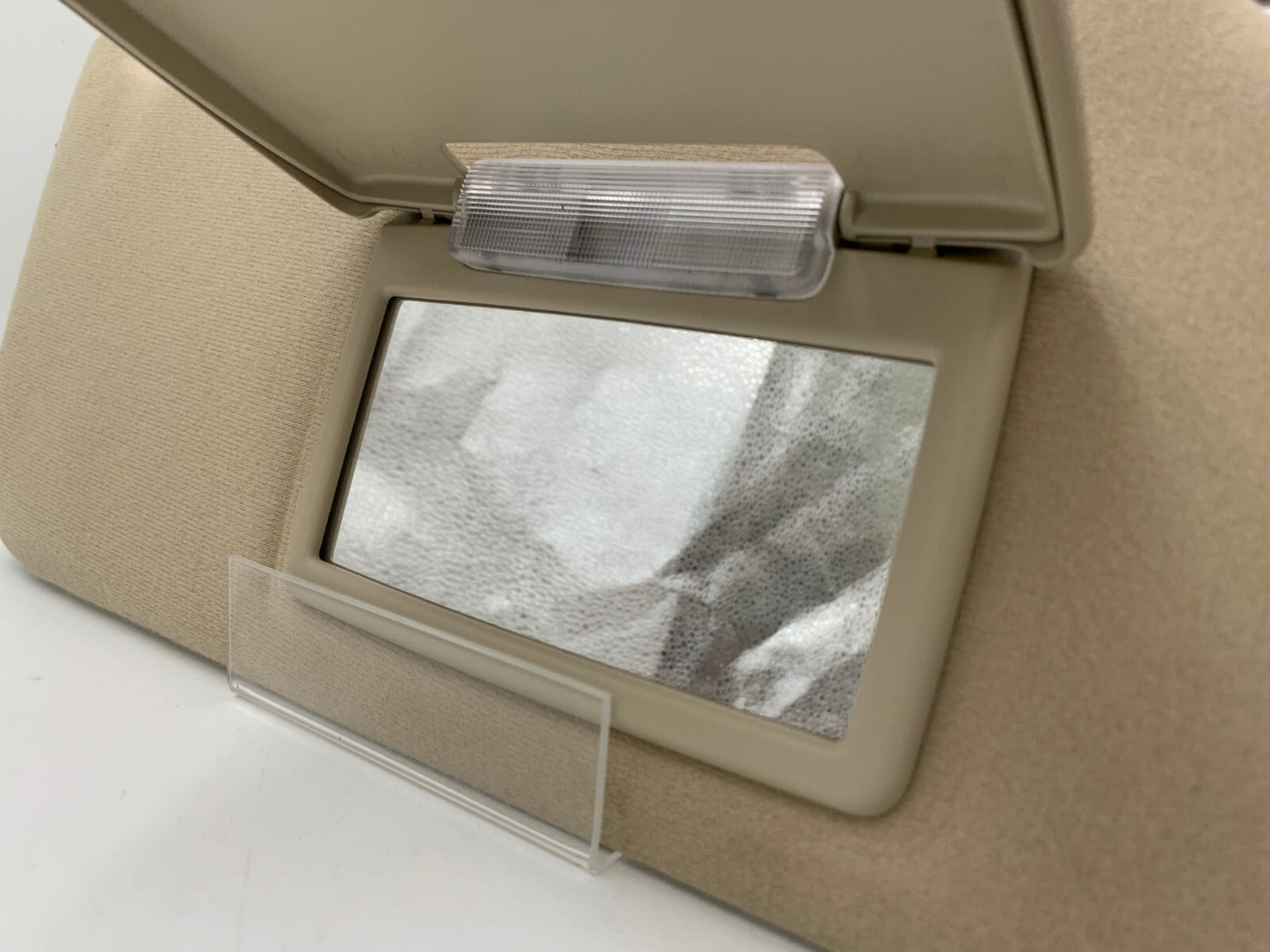 2005-2007 Mercury Montego Passenger Sun Visor Illuminated Tan OEM C04B66005