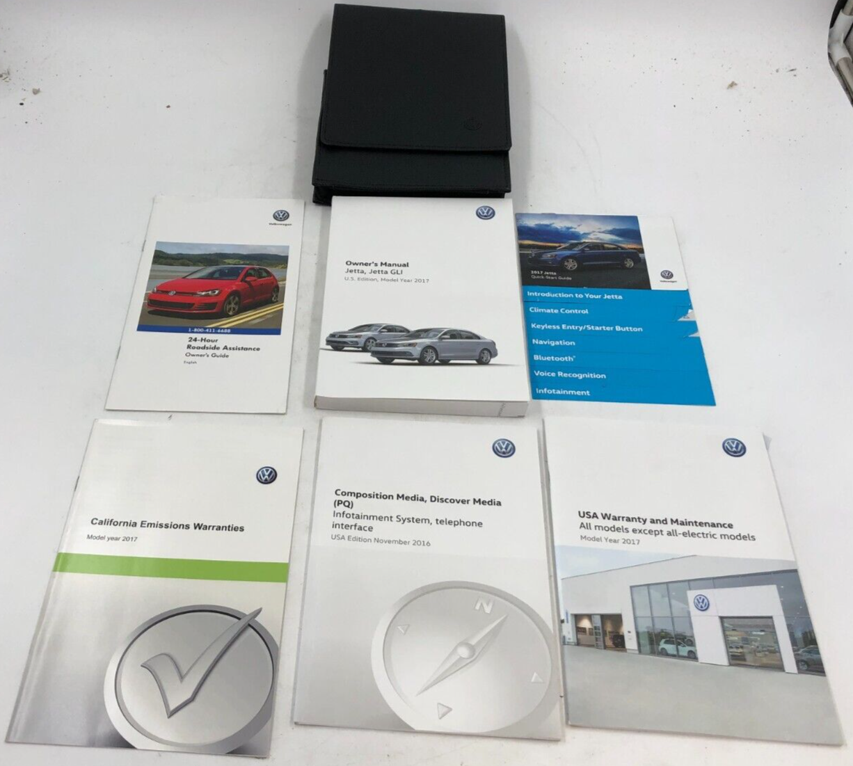 2017 Volkswagen Jetta GLI Owners Manual Set with Case OEM D02B60007