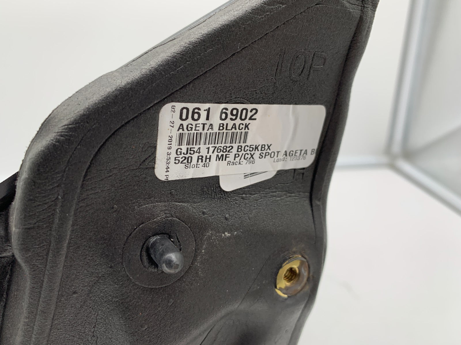 2017-2019 Ford Escape Passenger Side View Power Door Mirror Black A01B31014