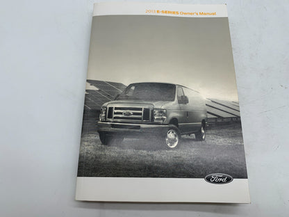 2013 Ford E-150 E150 Owners Manual Set with Case OEM A02B44045