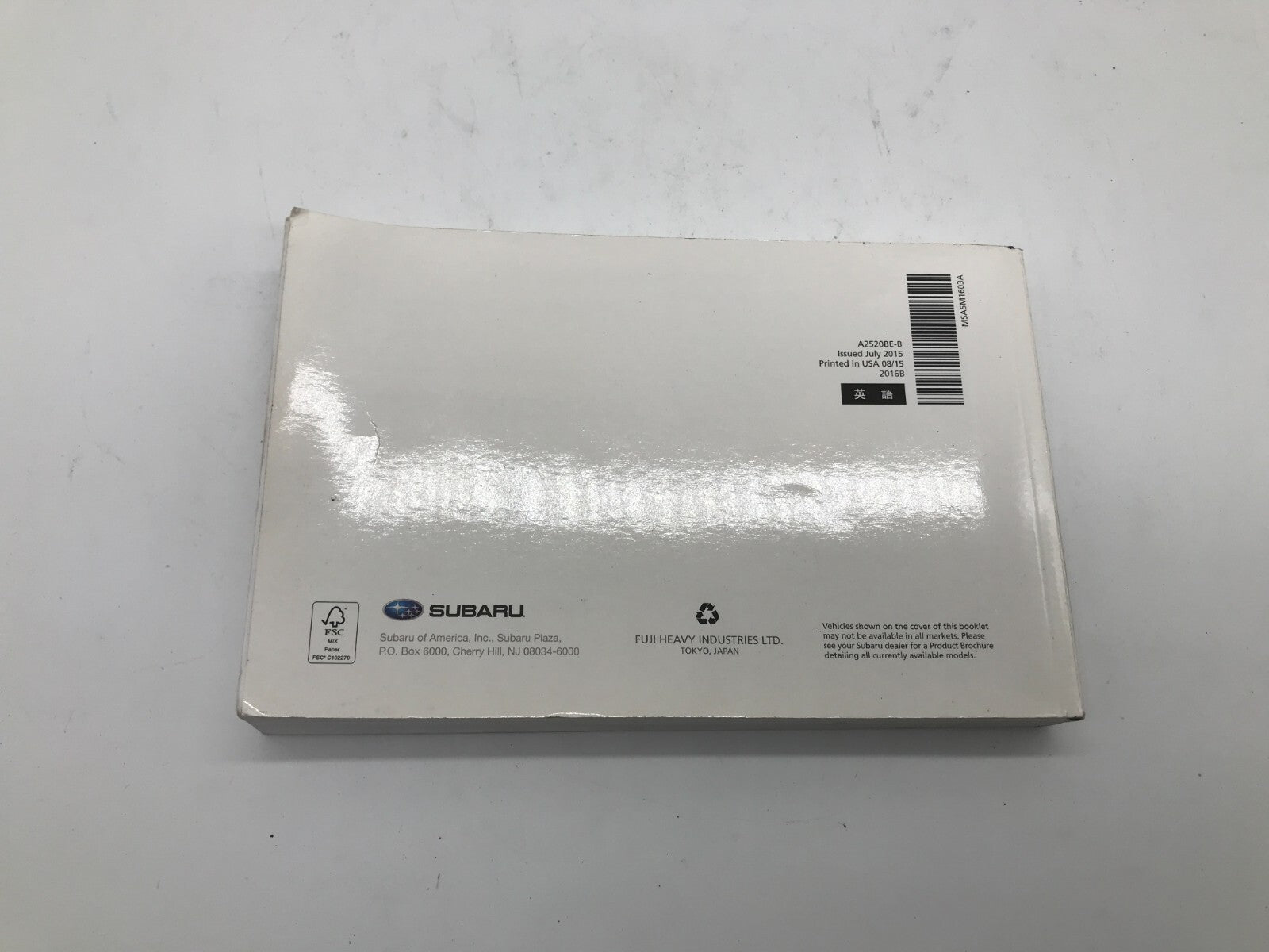 2005 Subaru Legacy Owners Manual OEM C02B45030