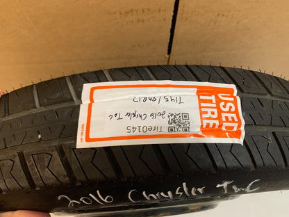 2012-2016 Chrysler Town & Country 17" Spare Tire Wheel Compact Donut T145/80R17