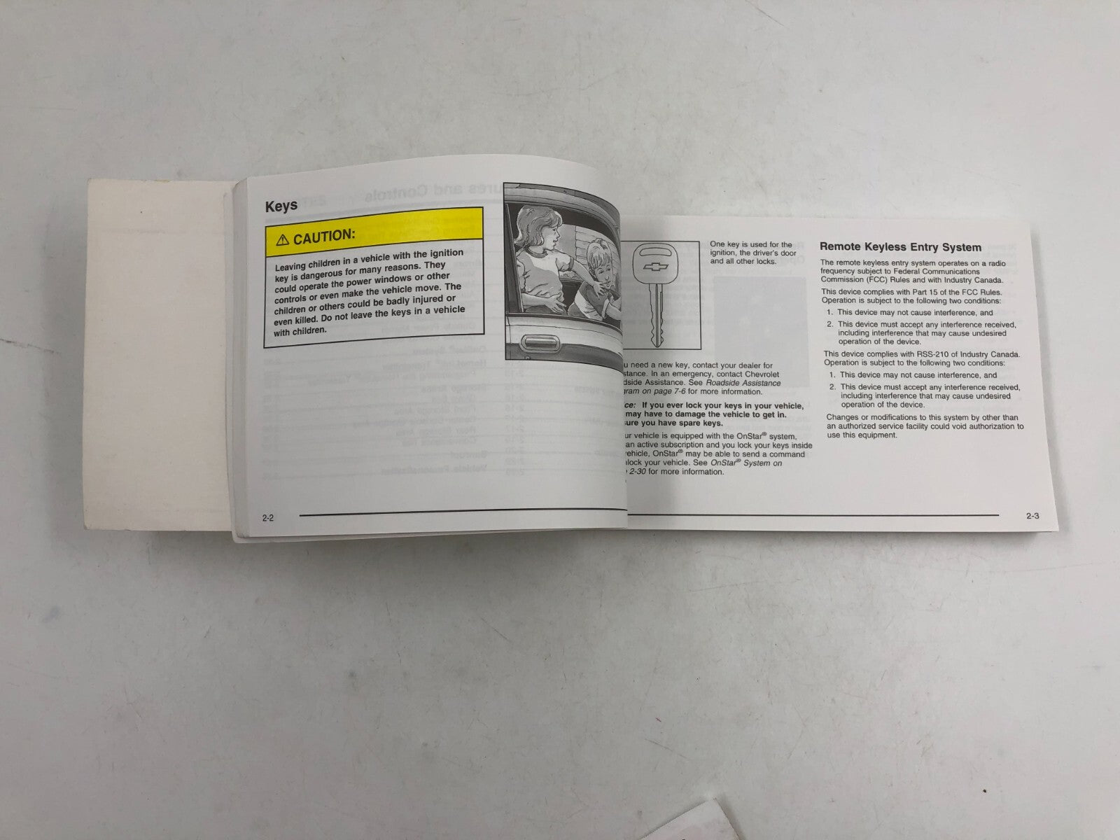 2005 Chevrolet Impala Owners Manual OEM A02B24026