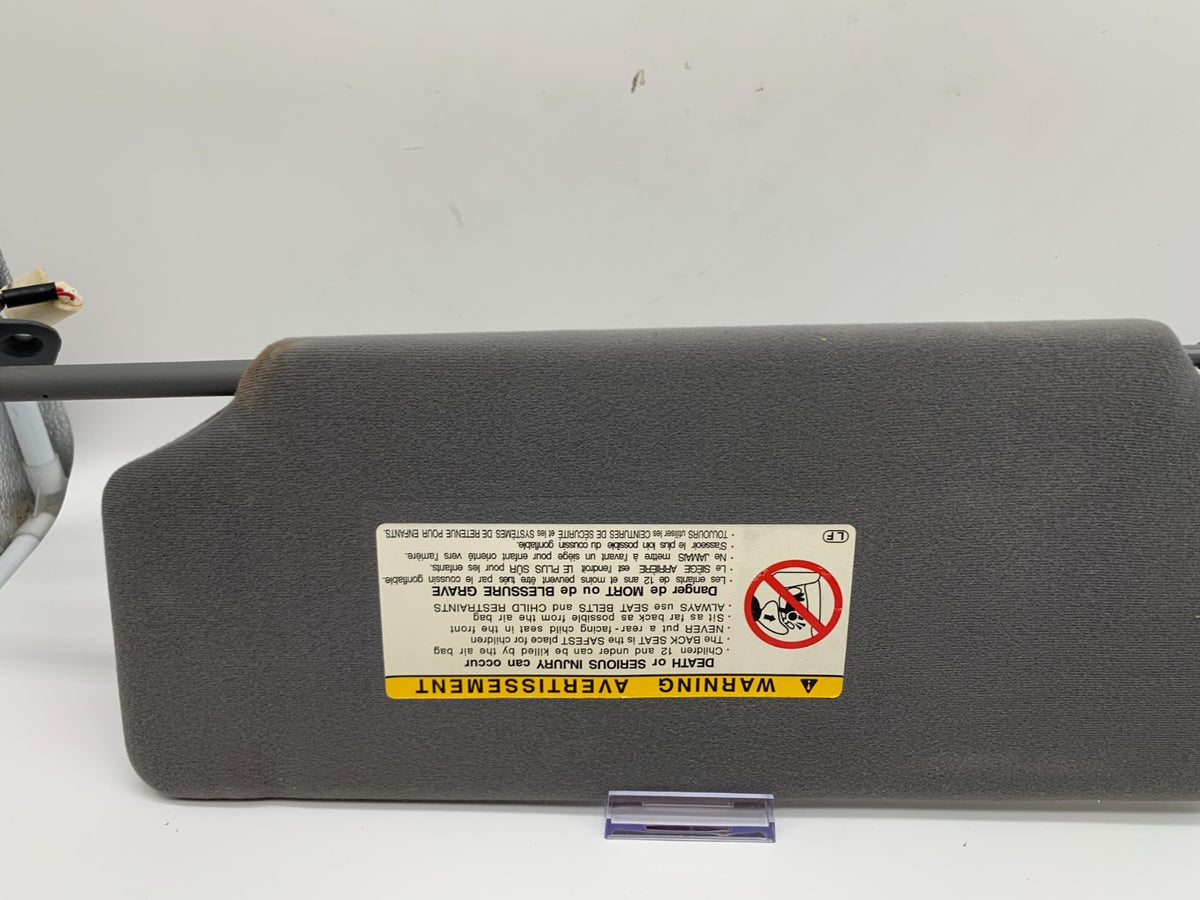 2005-2012 Toyota Avalon Passenger Sun Visor Gray Illuminated OEM B03B53037