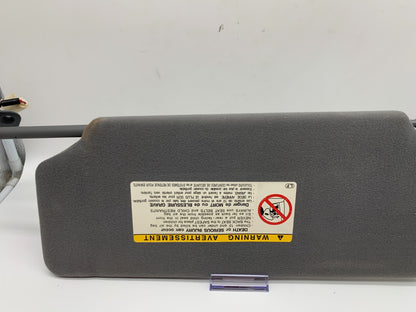 2005-2012 Toyota Avalon Passenger Sun Visor Gray Illuminated OEM B03B53037