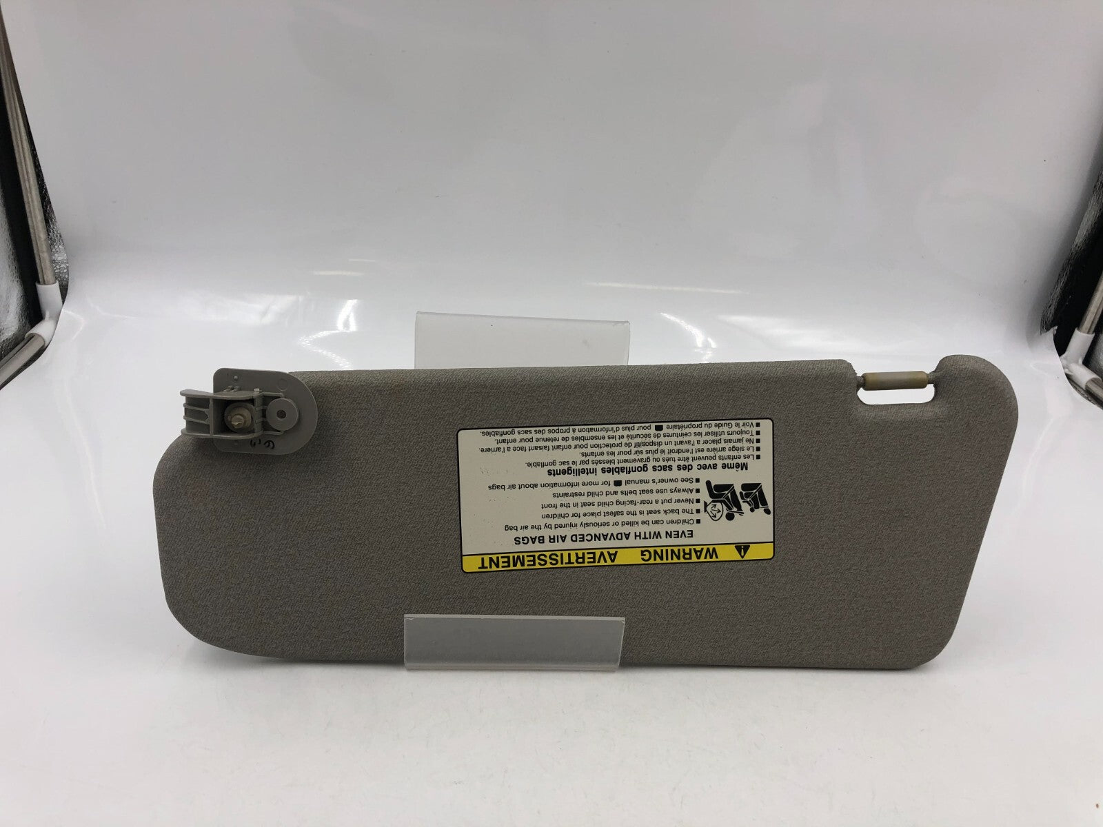 2006-2011 Chevrolet Aveo Passenger Sun Visor Gray OEM B01B15031