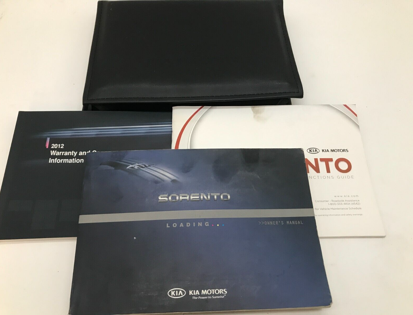 2012 Kia Sportage Owners Manual Set with Case OEM E02B56004
