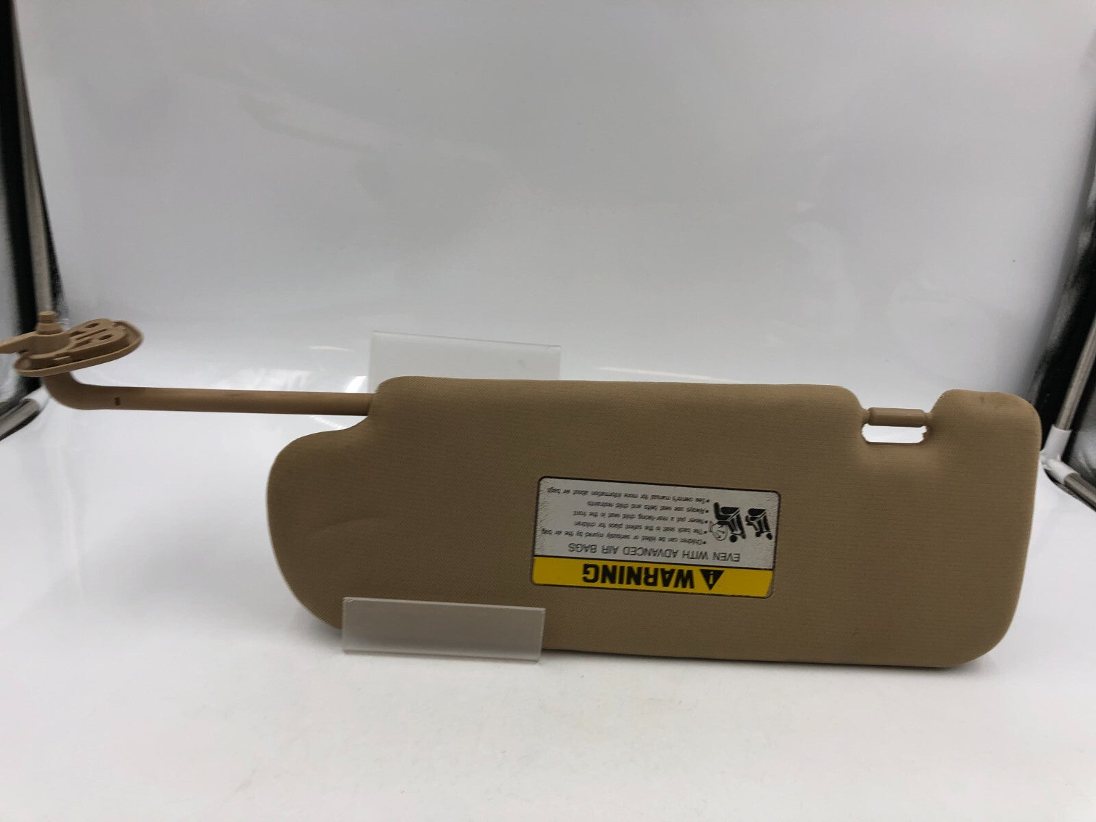2011-2015 Hyundai Sonata Passenger Sun Visor Tan OEM D01B25064