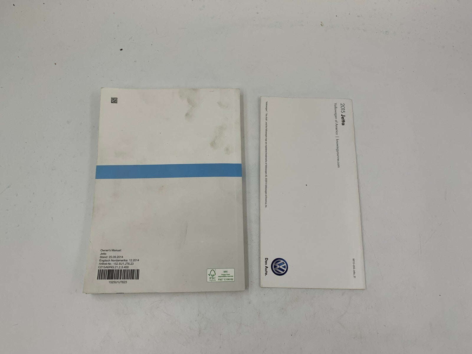 2015 Volkswagen Jetta Owners Manual Set OEM B02B48038