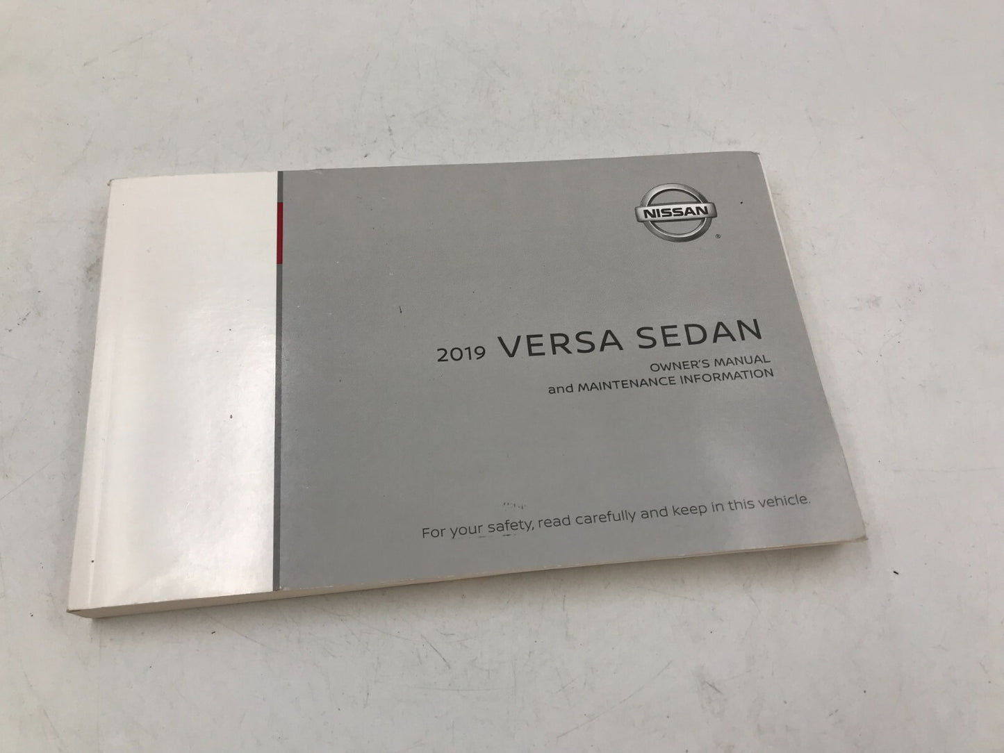 2019 Nissan Versa Sedan Owners Manual Set with Case OEM D04B06025
