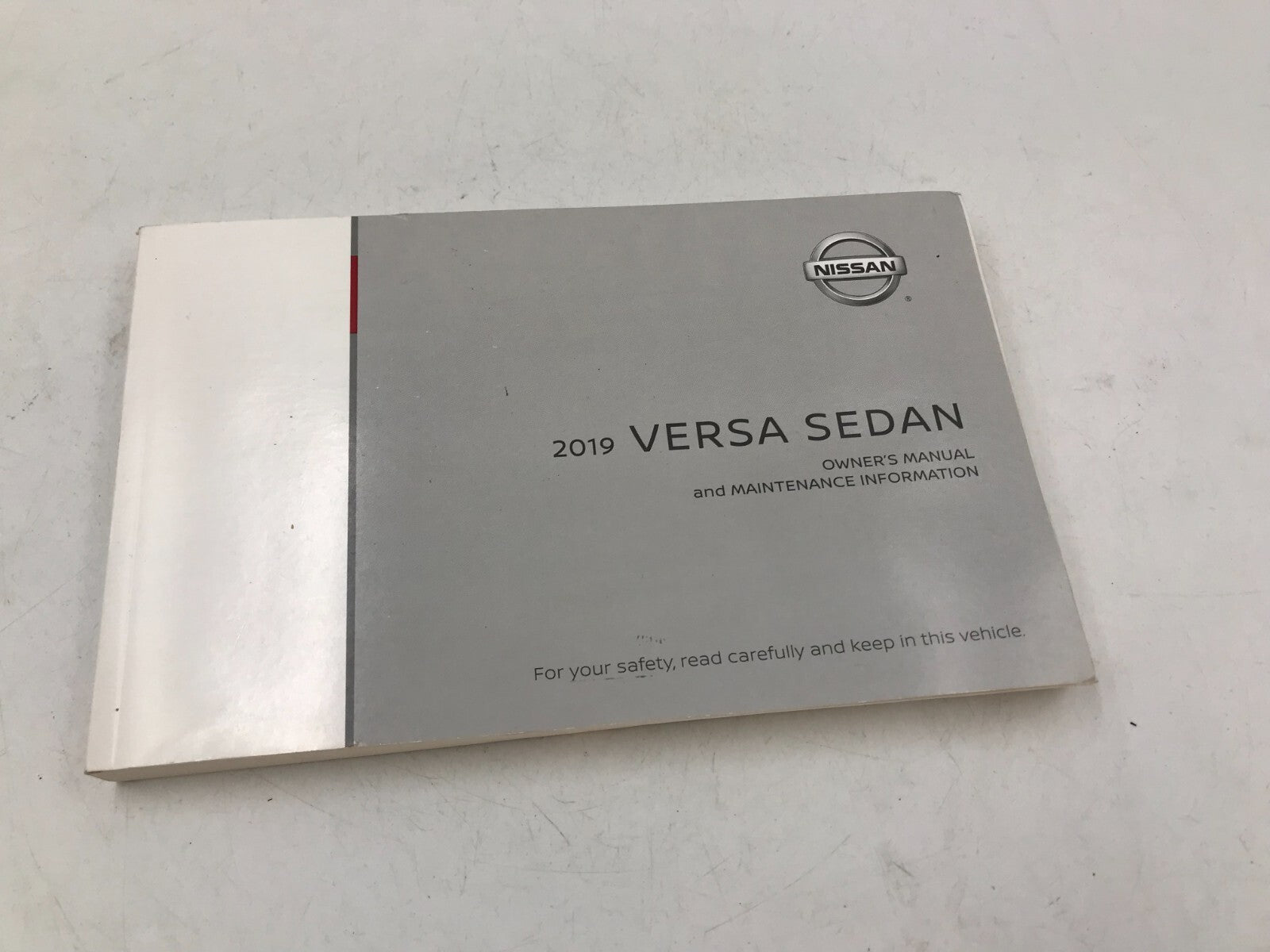 2019 Nissan Versa Sedan Owners Manual Set with Case OEM D04B06025